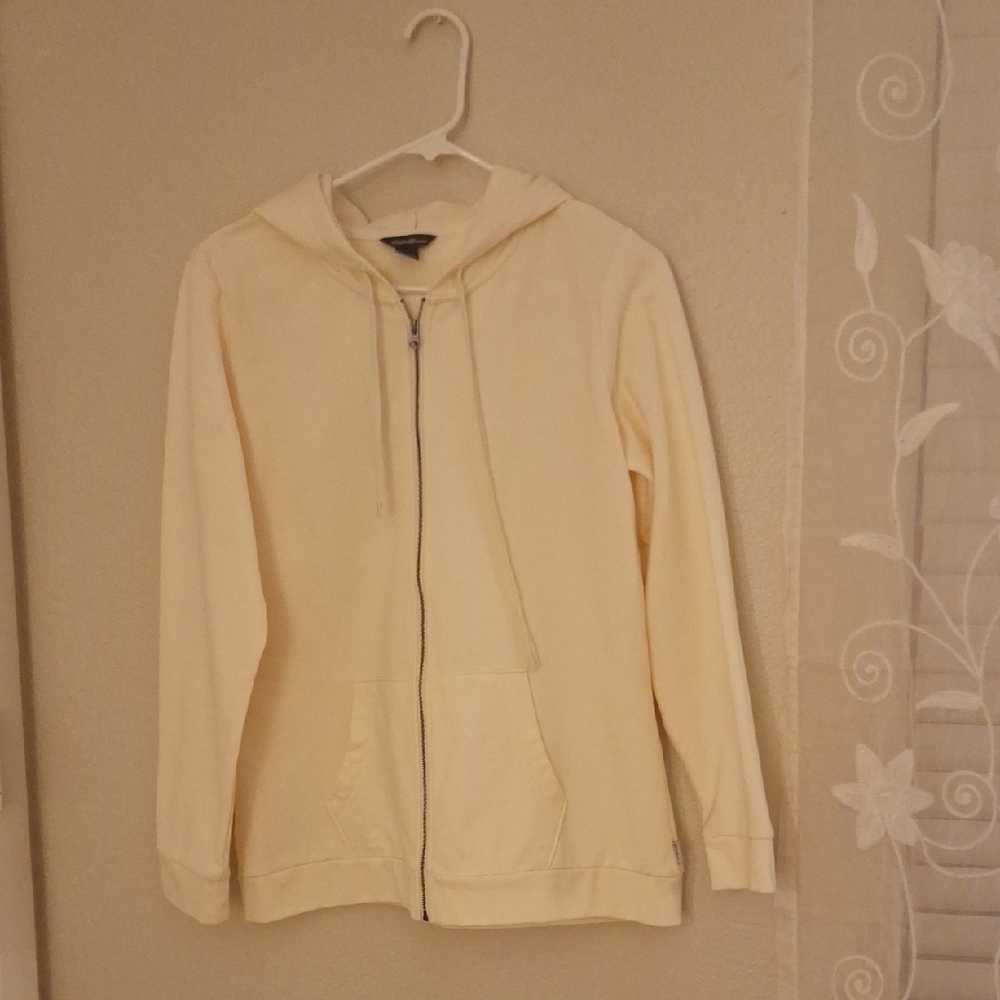 Eddie Bauer Cream Hoodie Jacket. New Without Tag. I never wore it.